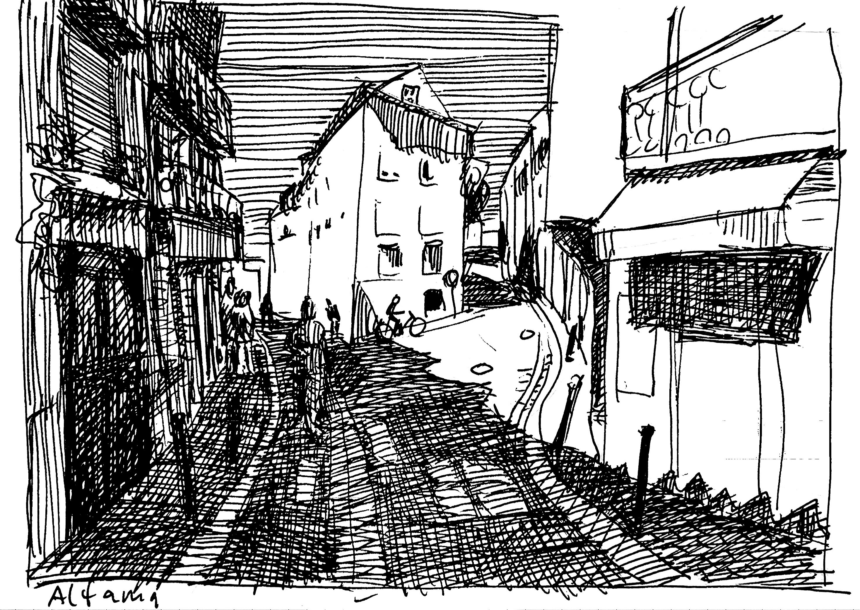 Lissabon - im Alfama-Viertel