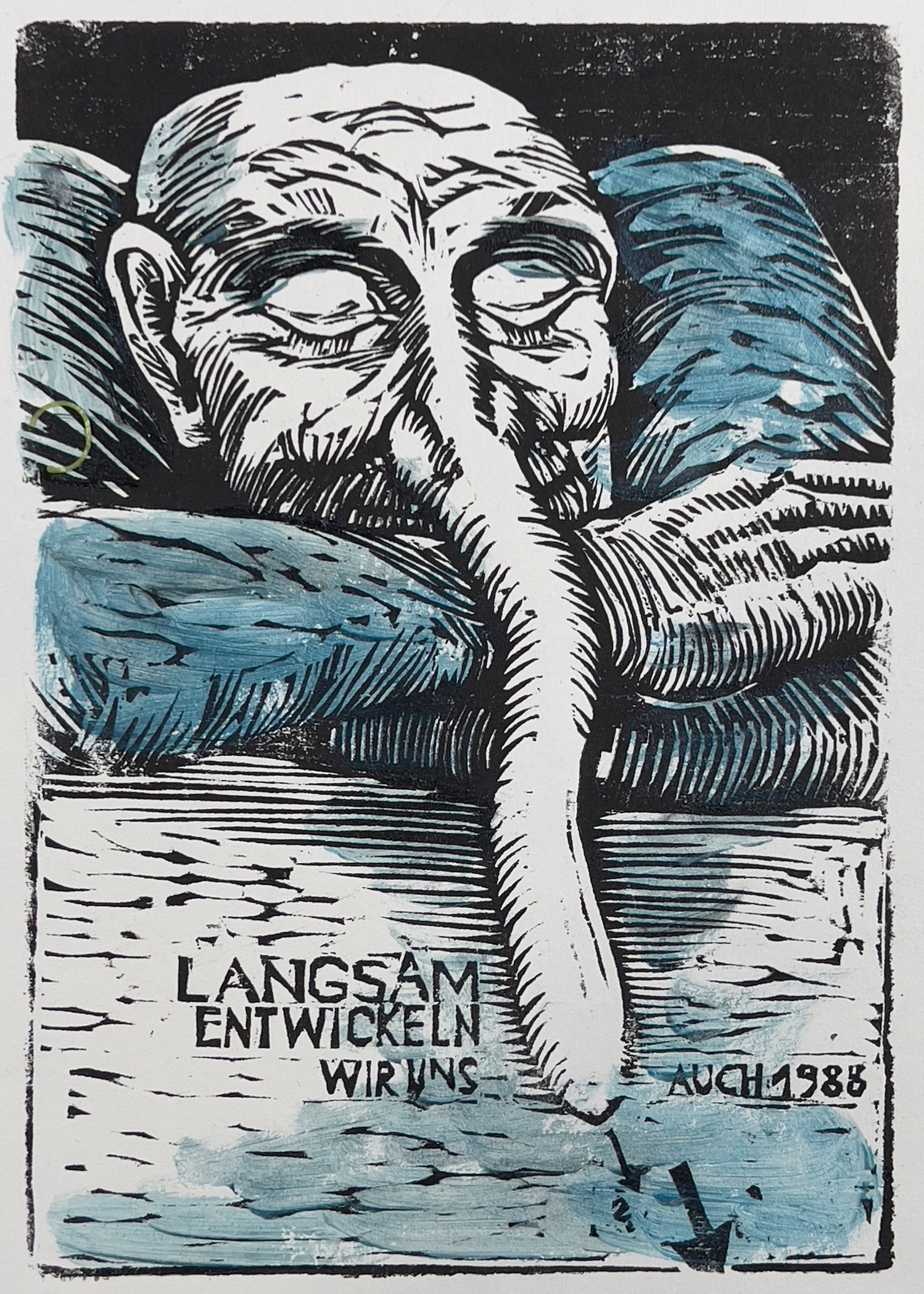 Neujahrsgrafik 1988