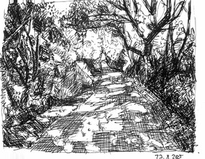 Normandie - Weg zum Strand