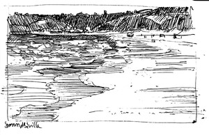 Normandie - Strand bei Biville